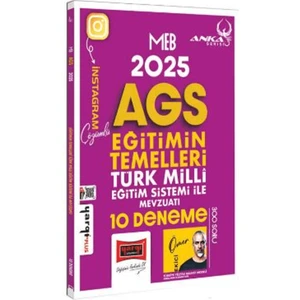 2025 Meb-Ags Eğitimin Temelleri Türk Milli Eğitim Sistemi ile Mevzuatı 10 Deneme