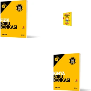 Hız Yayınları 9. Sınıf Fizik ve Kimya Soru Bankası + Planlama Defteri