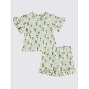 Civil Baby  Kız Bebek Takım 6-18 Ay Krem