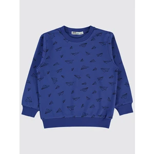 Civil Boys Erkek Çocuk Sweatshirt 2-5 Yaş Saks Mavisi