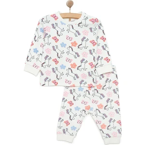 Hellobaby Kız Unicorn Desenli Uzun Kol Pijama Takımı