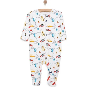 Yenidoğan Erkek  Patikli Tulum Erkek Bebek