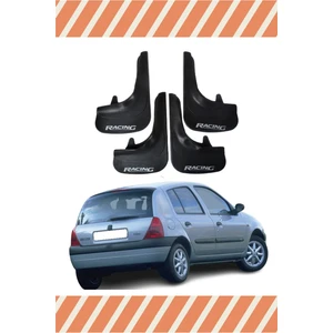 Heda Tex Renault Clio 2 Hb 1998-2006 Racing Yazılı 4'lü Tozluk Çamurluk Paçalık