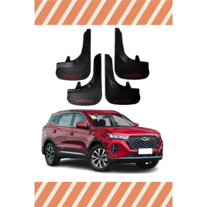 Heda Tex Chery Tiggo Racing Yazılı 4'lü Tozluk Çamurluk Paçalık