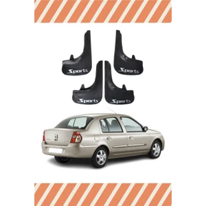 Heda Tex Renault Clio 2 Sports Yazılı 4'lü Tozluk Çamurluk Paçalık