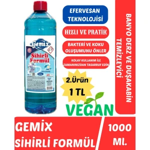Gemix Sihirli Formul 1 Kg Mavi Su Fayans Derz Duşakabin Temizleyici