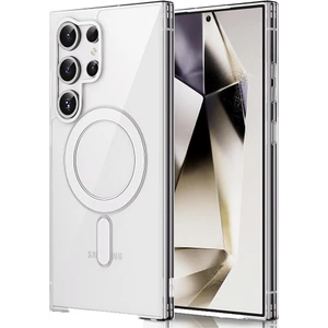 Samsung Galaxy S24 Ultra Kılıf Şeffaf Lansman Magsafe Wireless Şarj Özellikli Orjin Kapak