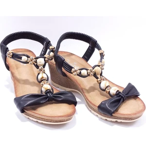 Boncuk Atkılı Sandalet 25Y151-5 (Kalıbı 1 Numara Küçüktür)