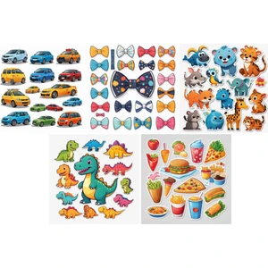 Erkek Çocuk Etiket Sticker Yapıştırma Seti Defter Masa Dolap Suluk Duvar Etiket