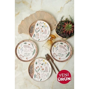 Soft Bloom Nordic Pasta Tabağı 22 cm 4 Adet 22876-77