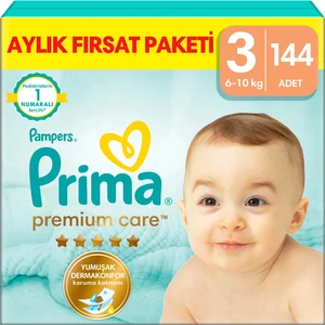Premium Care Bebek Bezi 3 Numara 144 Adet Aylık Fırsat Paketi