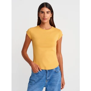 31779 Bisiklet Yaka Basic T-Shirt-Hardal