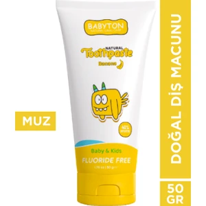 Doğal Muz Diş Macunu Florürsüz 50 gr