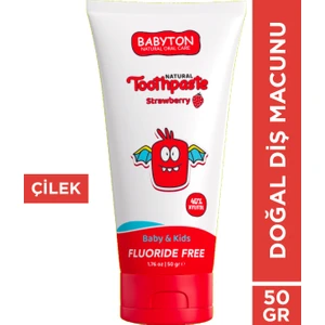 Doğal Çilek Diş Macunu Florürsüz 50 gr