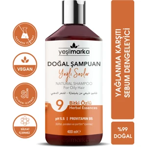 Doğal Şampuan - Yağlı Saçlar Için