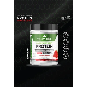 yeşilmarka Doğal Whey Protein Tozu - Ereğli Çileği 100 g