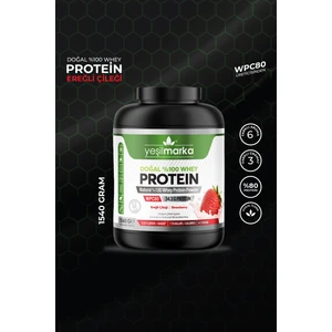 Doğal Whey Protein Tozu Ereğli Çileği 1540 gr