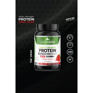 Doğal Whey Protein Tozu - Ereğli Çileği 748 gr