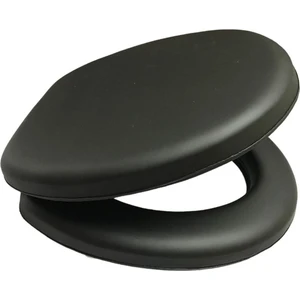 Büyükler Için Klasik Extra Süngerli Yumuşak Klozet Kapağı A-Kalite Siyah