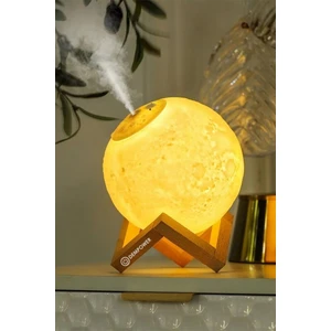 Buharlı Standlı 3D Ay Gece Lambası Dekoratif Küre LED
