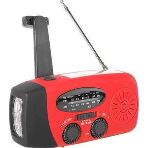 Güneş Enerjili El Dönüşümlü Acil Radyo 2000MAH Şarj Edilebilir Taşınabilir Radyo (Yurt Dışından)
