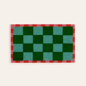 Kerala Coır Kapı Önü Paspası 45X75 cm Yeşil