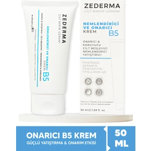 B5 Onarıcı Nemlendirici Krem – Pentavitin ve Hyaluronik Asit İçerikli, Tüm Cilt Tipleri İçin El, Yüz ve Vücut Bakımı, 50 ml