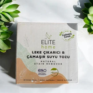 The Elite Home Doğal ve Vegan Sertifikalı Leke Çıkarıcı ve Çamaşır Suyu Tozu