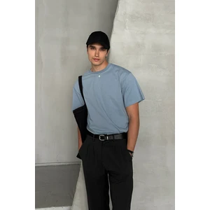  Erkek %100 Pamuk Oversize Basic T-Shirt