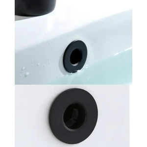 2 Adet Krom Mutfak Banyo Lavabo Musluk Taşma Halkası Drenaj Kapağı