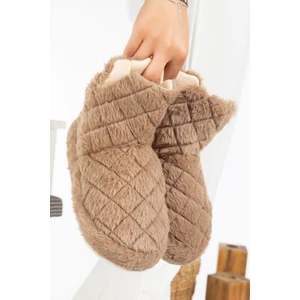 Kadın Panduf Ev Botu Ev Ayakkabısı Kalın Hafif Taban