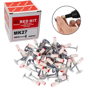 Red Hit MK27 Pul Başlı Barutlu Çivi 27 mm (100 Lü Paket)
