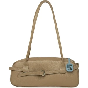 Taba  Deri Kemerli Ince Askılı Çanta