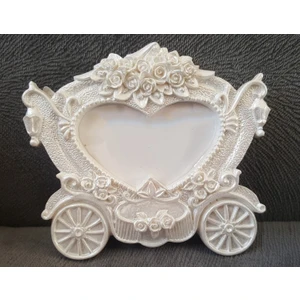 Gül Çiçekli Fayton Çerçeve 11 cm Silikon Kalıp K-214