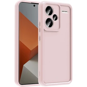 Alan Tech Xiaomi Redmi Note 13 Pro Plus Kılıf Kamera Korumalı Alt Ananas Kapak - Pembe