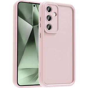 Alan Tech Samsung Galaxy S24 Fe Kılıf Kamera Korumalı Alt Ananas Kapak - Pembe