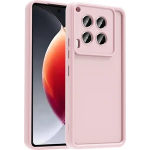 Alan Tech Tecno Camon 30 Kılıf Kamera Korumalı Alt Ananas Kapak - Pembe