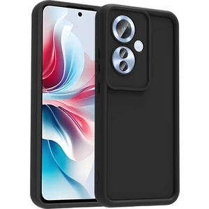 Alan Tech Reno 11F Kılıf Kamera Korumalı Alt Ananas Kapak - Siyah