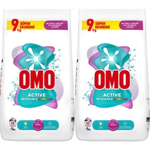 Matik Toz Çamaşır Deterjanı 18 kg Beyazlar ve Renkliler (120 Yıkama) (2 pk*9 kg)