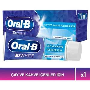 3D White Çay ve Kahve İçenler için Diş Macunu 75 ml