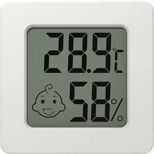 Mini LCD Dijital Termometre Higrometre Metre Pil ile Beyaz (Yurt Dışından)