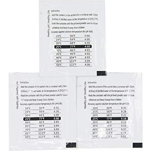 Hassas Ph Ölçer Için 15 Paket Ph Ölçer Tampon Çözelti Tozu (Yurt Dışından)