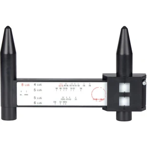 PCD Ölçer Cetvel Jant Araba Bijon Cıvatası Desen Ölçme Ölçer Takım Deliği 4 5 6 8 Pabucu (Yurt Dışından)