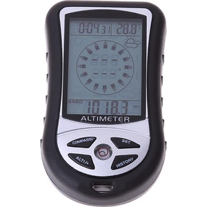 8'i 1 Arada Yükseklik Ölçer Altimetre Dağcılık Için Taşınabilir Yükseklik Ometresi Çok Işlevli Altimetre (Yurt Dışından)