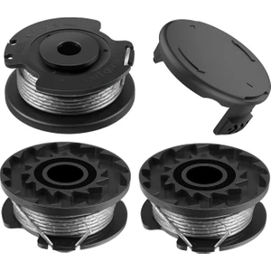 3 Paket Ot Biçme Makinesi F016800569 F016F04557 Makara Kapağı ile Makara Hattı Bosch Kolay Çim Kesim Art 23SL 26SL (Yurt Dışından)