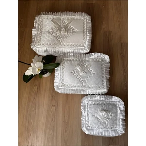 MADAM GOLD 3LÜ GELİN DAMAT ÇEYİZLİK HURÇ BOHÇA SETİ