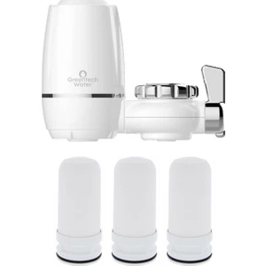 Water Seramik Filtreli Musluk Ucu Arıtıcı / 3 Adet Seramik Filtreli Kartuş / GW-D02P2