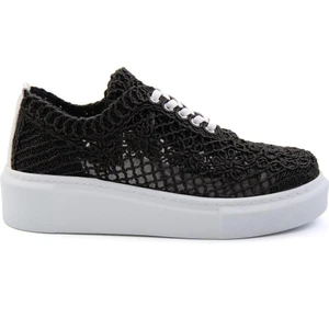 Siyah Leather Kadın Sneaker K01303018716