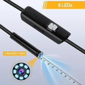 Blue Inter CMR72 Işıklı 10M Endoskopi Kamerası 1080P Hd Su Geçirmez IP67 8 LED Android ve Ios