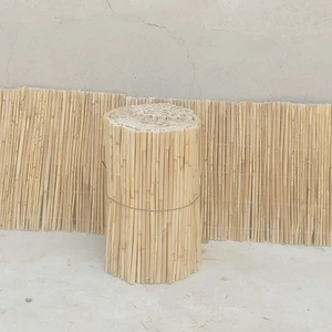 Natural 30CM x 500CM Bambu Kamış Hasır Çit Dekoratif Bahçe Balkon ve Duvar Çiti Reed Fence